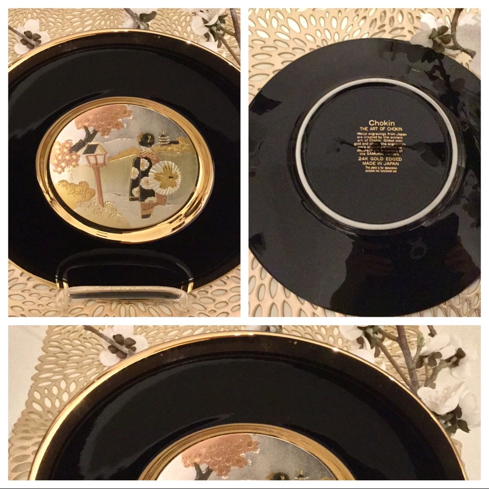 Chokin decorative plate ...